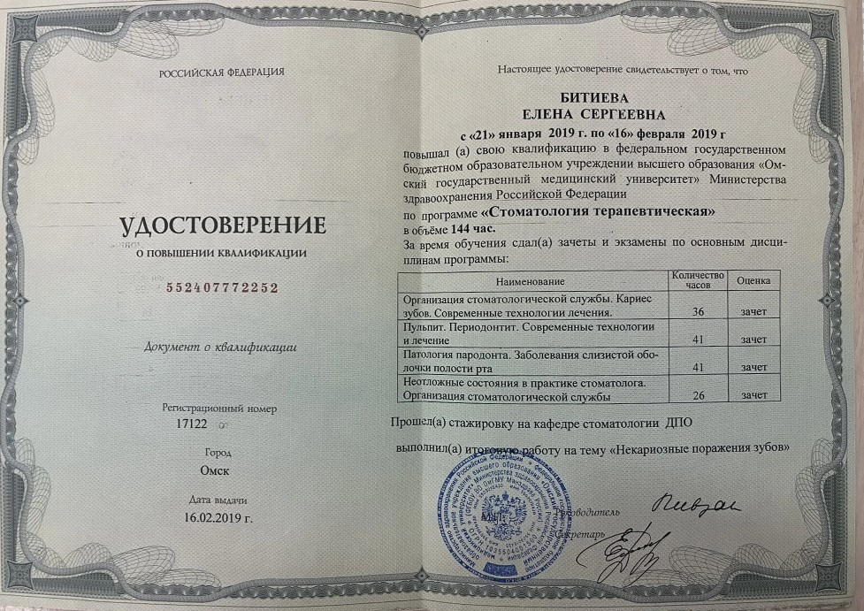 Диплом Щегольская ЕА